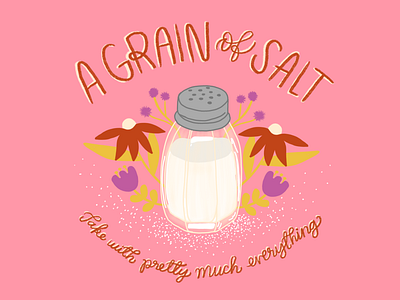 A Grain of Salt graphic design salt