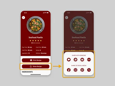 Daily UI - 010 Social Share app daily ui design ui user experience user interface ux ux design