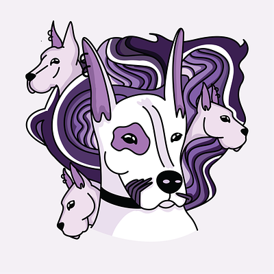 Vector Illustrations 2020 adobe illustrator animal art artwork colorful design dog dog illustration great dane illustration macbook puppies purple purple shades shades tshirt vector vector art vector illustration