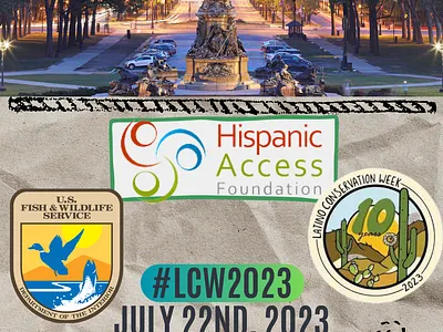 Latino Conservation Week 2023 design graphic design social media