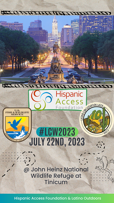 Latino Conservation Week 2023 design graphic design social media