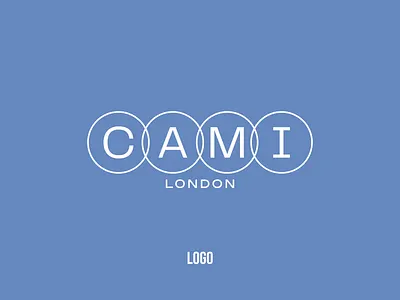 CAMI LONDON | Logo design beauty blue brand brand identity branding care comsetic logo logo design logotype london packaging sign symbol text logo typography woman