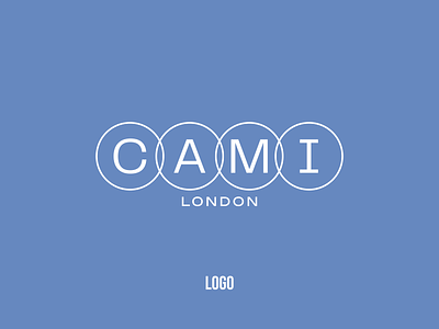 CAMI LONDON | Logo design beauty blue brand brand identity branding care comsetic logo logo design logotype london packaging sign symbol text logo typography woman