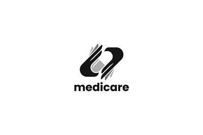 medicare abstract logo branding business logo care corporate logo creative logo dynamic logo flat logo geometric logo graphic design line art logo logo design medical minimal minimalist logo modern logo negative space logo symbolic logo trendy logo