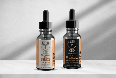 CBD Label Design product packaging box design