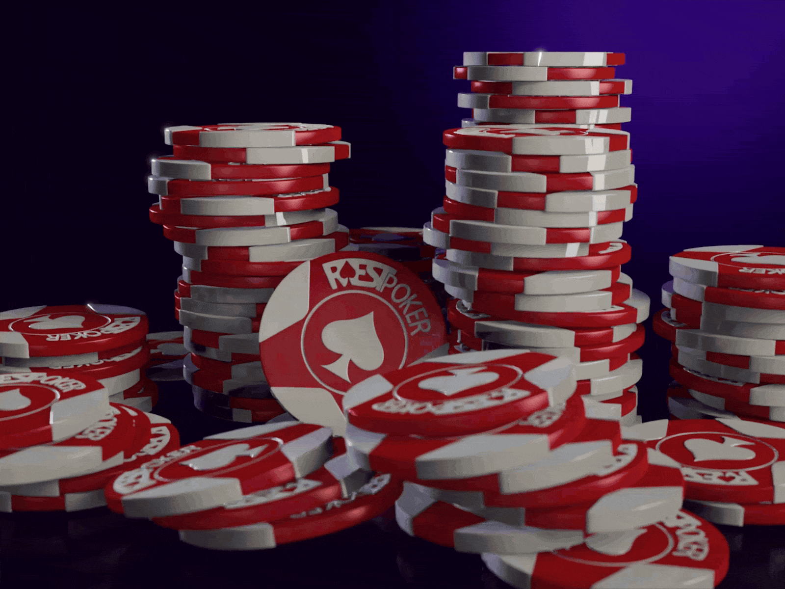 Poker game intro 3d animation branding casino gambling gold logo money motion graphics poker