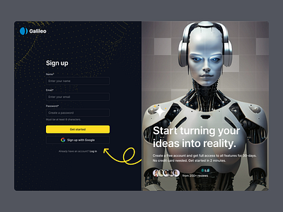 Sign Up - UI Concept ai branding clean clear createaccount design forms my account registration sign up singup ui ux sign up web webapp webdesign website x