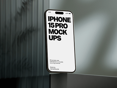 iPhone 15 Pro Mockups iphone mockup