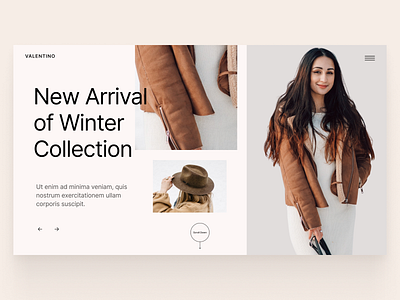 Winter fashion Website Design with Golden Canon Grid canon cloth design fashion golden goldencanon goldengrid graphic design shop trending ui ux web webdesign winter