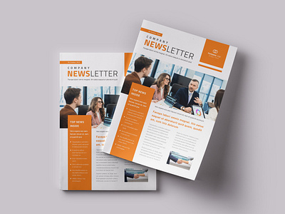 Company Newsletter Design branding company corporate graphic design magazine news newsletter