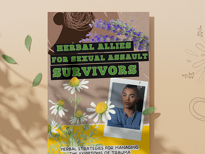 Zine: Herbal Allies for Sexual Assault Survivors design flowers health holistic mental health nature punk radical zine