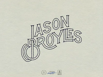Jason Broyles artist brand design brand identity branding branding design hand lettering handlettering identity design lettering logo logo design logo designer logodesign logos logotype music musician retro vintage visual identity
