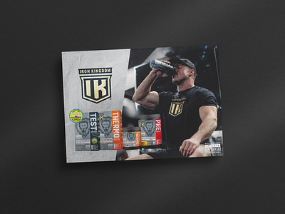 Protein Workout Product Ad Design athlete fitness graphic design gym nutrition