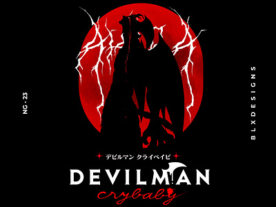 Devilman Crybaby Poster/Shirt/Hoodie Design akira anime devilman devilman crybaby manga poster print satan streetwear