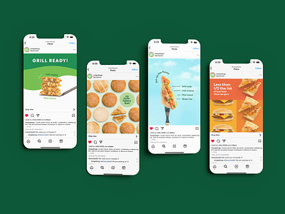 Wraps Social Media Card Designs food graphic design snack social media design