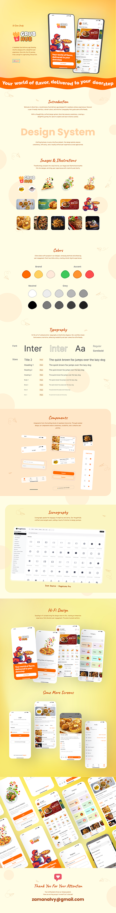 Food Delivery App - UI Case Study app best ui delivery design ecommerce food food delivery minimal online food delivery restaurant trendy design ui ui design ui trend user interface ux ux design