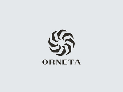 ORNETA - GEOMETRIC LOGO (FOR SALE) abstract beauty branding business circle clean design energy geometric hexagon icon logo logotype minimal ornament shape simple spiral sun vector