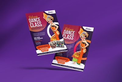 Dance Class flyer For Dedari dance dance flyer design flyer flyer design flyer template graphic design poster design