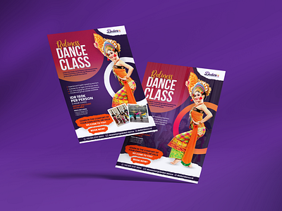 Dance Class flyer For Dedari dance dance flyer design flyer flyer design flyer template graphic design poster design