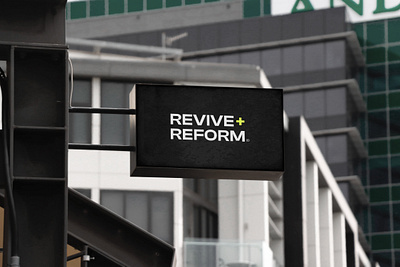 Revive+Reform brand identity branding design graphic design logo logo design visual identity