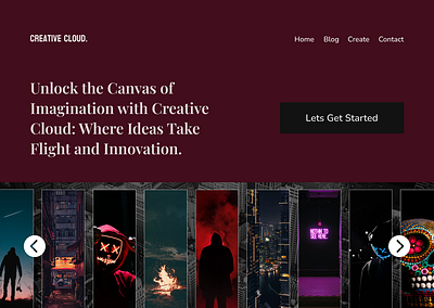 Creative Cloud Website. branding creative design logo product design ui ux website websitedesign