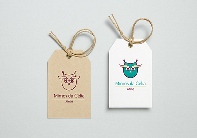 Mimos da Célia - Tag design graphic design logo mockup