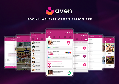 Social Welfare Organization App app appdesign design dribbble figma productdesign social ui uidesign uiux