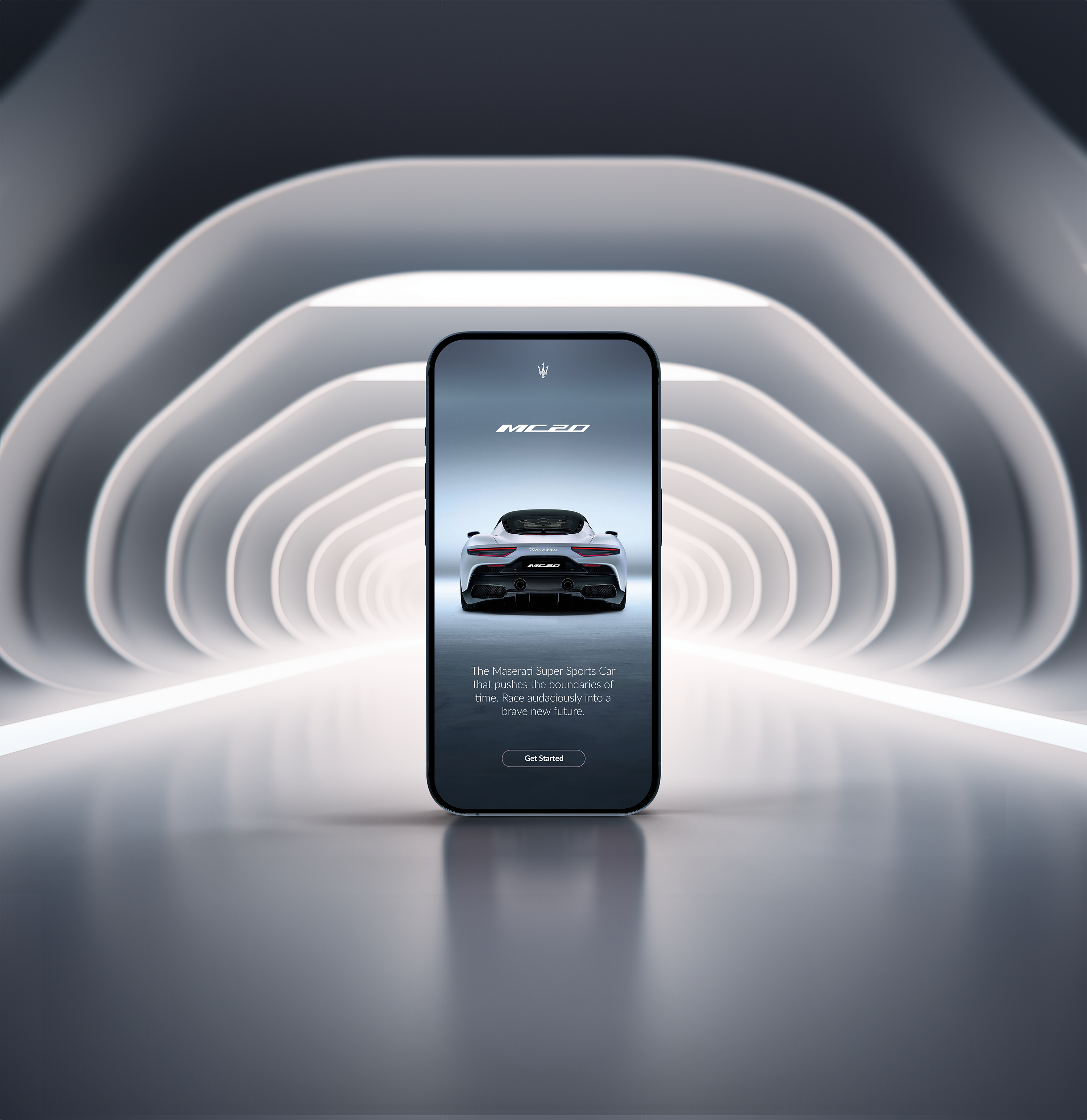 Maserati MC20 Owner's App app automotive car connected design hmi interactive interface ios maserati mc20 mobile sport car supercar ui