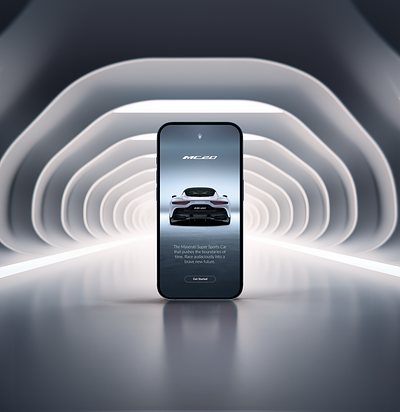 Maserati MC20 Owner's App app automotive car connected design hmi interactive interface ios maserati mc20 mobile sport car supercar ui