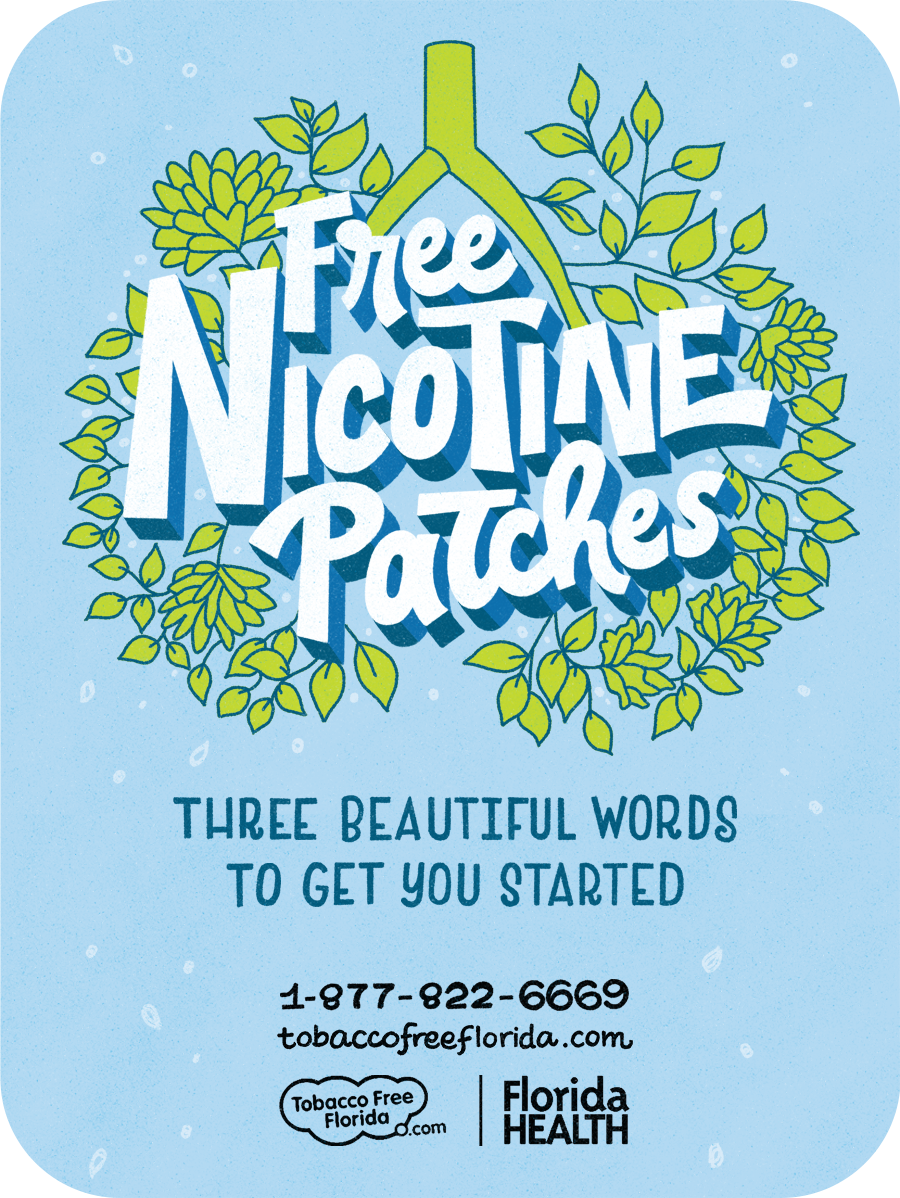 Tobacco Free Florida Out of Home Ads brush lettering custom lettering design graphic design hand lettering handmade font illustration lettering lettering design miami illustrator out of home typography typography art typography inspired