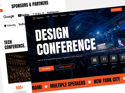Conference Event Landing Page branding designjoy framer graphic design lander logo mimimal motion graphics saas subscription ui ux webflow