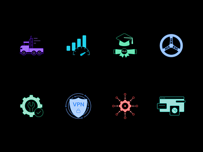 Freight Science :: Icons black