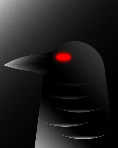 Crow 2d art design graphic design illustration vector
