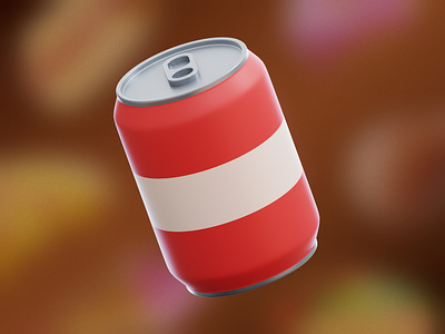 Soda Drink 3D Illustration 3d blender can coke drink graphic design icon illustration modeling soda soda can soft drink ui