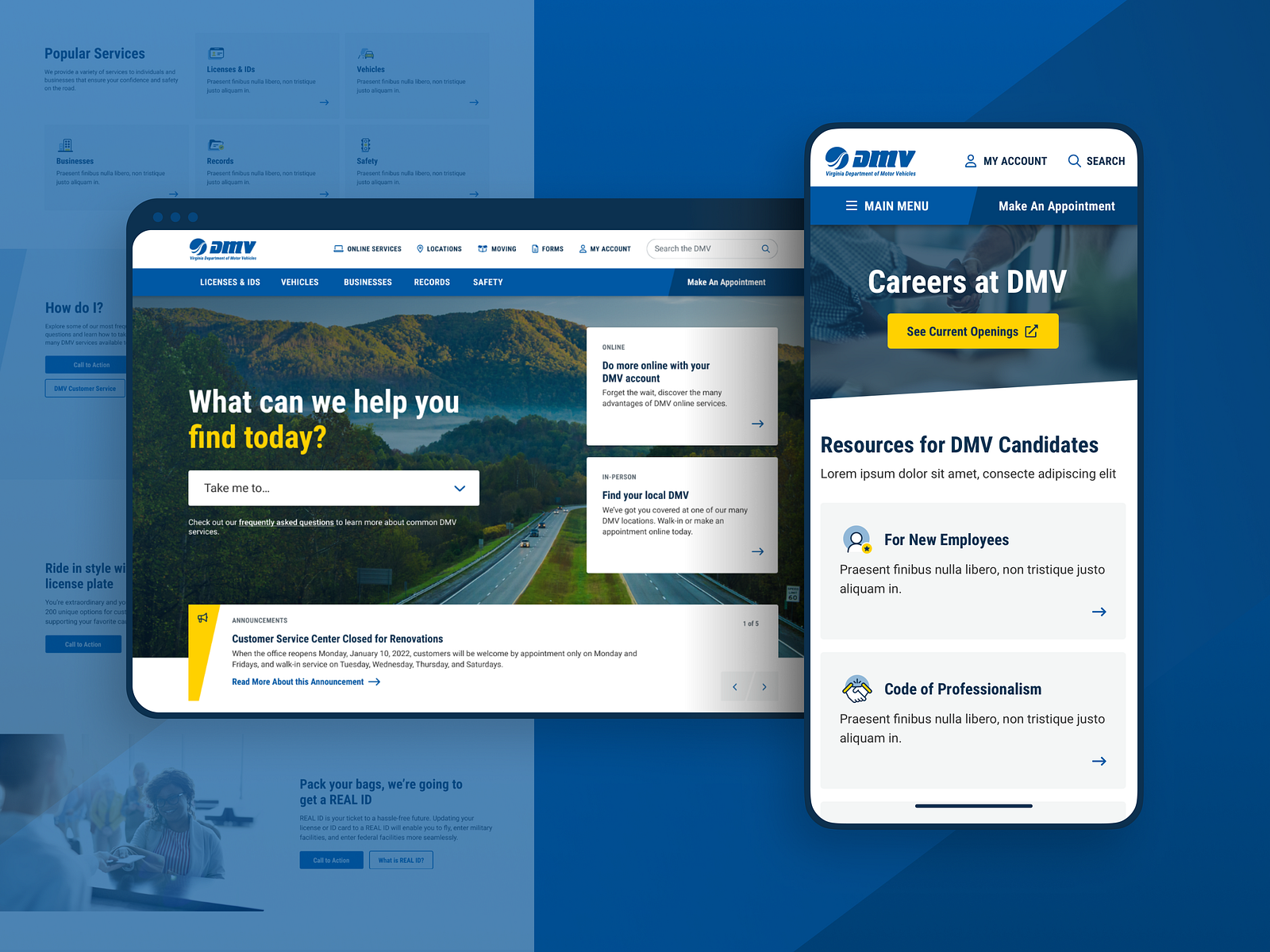 DMV Website Redesigned to Elevate User Experience (1) by CapTech on ...