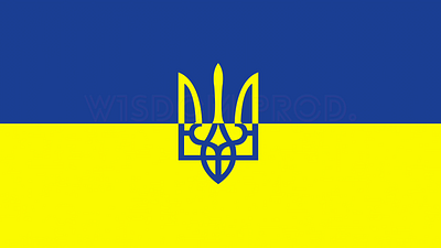 National Flag Of Ukraine Animation, Blue and Yellow Colors after effects animation coat of arms design flag illustration motion graphics ukraine ukrainian video