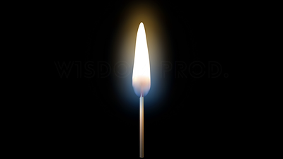 Realistic Animation of an Ignited Wooden Match Stick after effects animation design ignited illustration match motion graphics