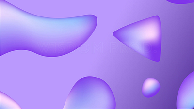 Moving Iridescent Gradient Shapes - 4K Abstract Background abstract after effects animation background bubbles design gradient illustration iridiscent liquid motion graphics shapes