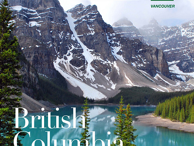 Beautiful British Columbia adobe art branding design graphic design illustration indesign logo magazine