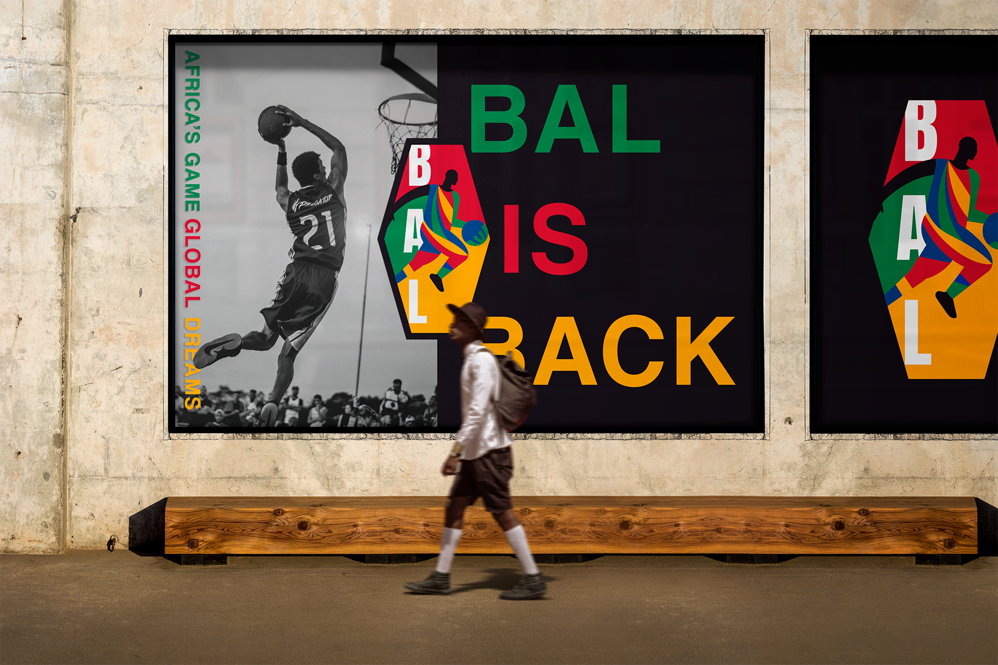 Basketball African League - Logo Design brand design branding design graphic design logo