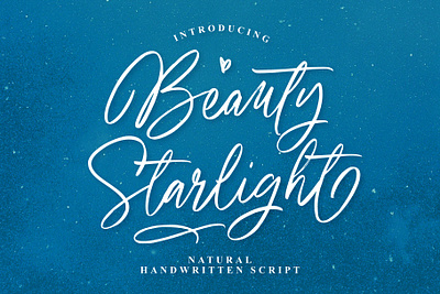 Beauty Starlight Handwritten Script 3d animation branding design font graphic design identity illustration lettering logo motion graphics type typography ui