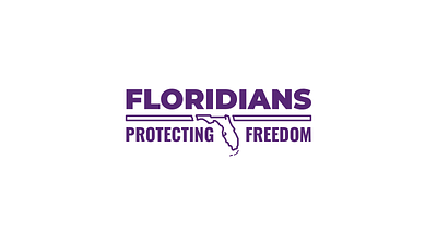 Floridians Protecting Freedom Logo branding design logo type