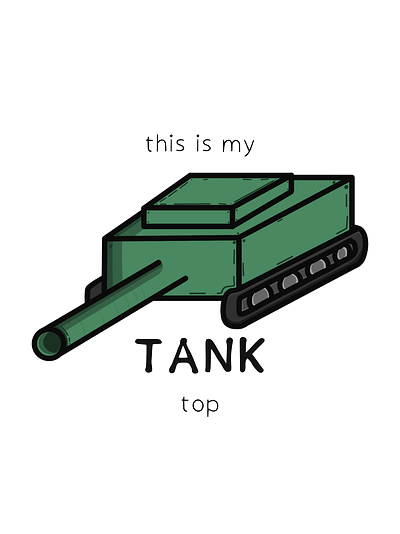 Tank Top Design graphic design illustration
