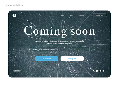 DailyUI #048 Coming soon UI design dailyui design ui ux