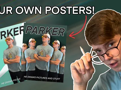 “Custom Movie Posters” Video Thumbnail branding graphic design social media