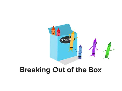 “Breaking Out of the Box” T-Shirt Design graphic design