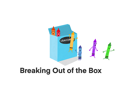 “Breaking Out of the Box” T-Shirt Design graphic design