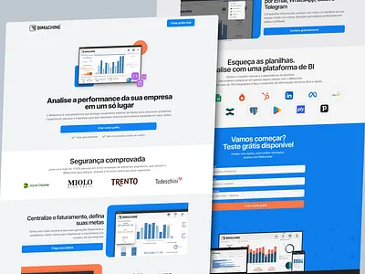 Product Landing page design ui ux