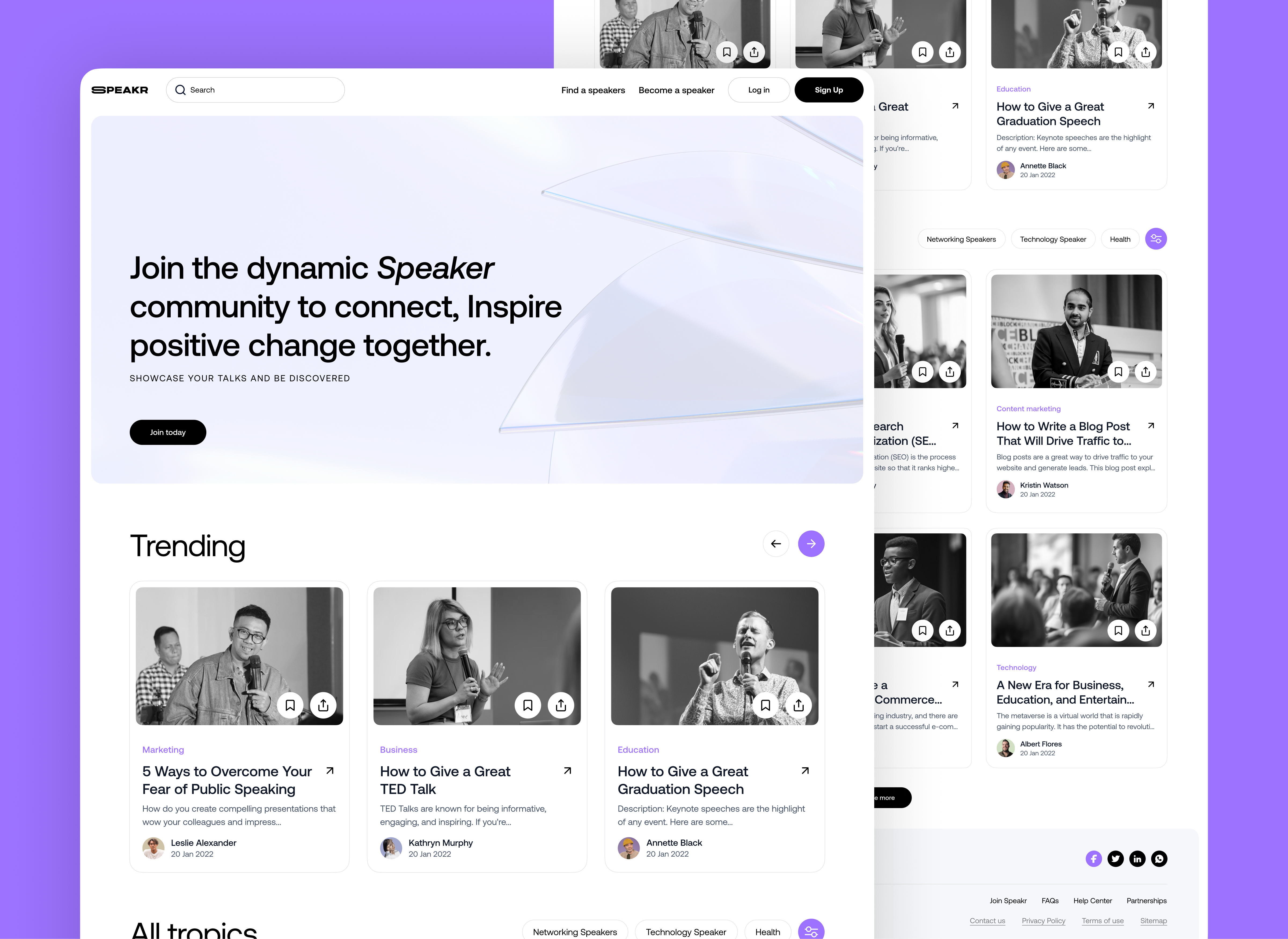 Example of Website Design/Landing Page UI UX Design