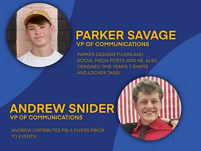 FBLA Officer Instagram Posts branding design graphic design social media